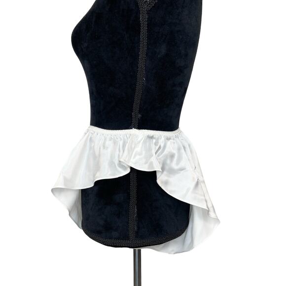 Vintage NWT White Silky 2 pc Lingerie Set - Women's Size L - Picture 6 of 10